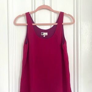 KUT from the Kloth Women's Magenta Tank Top